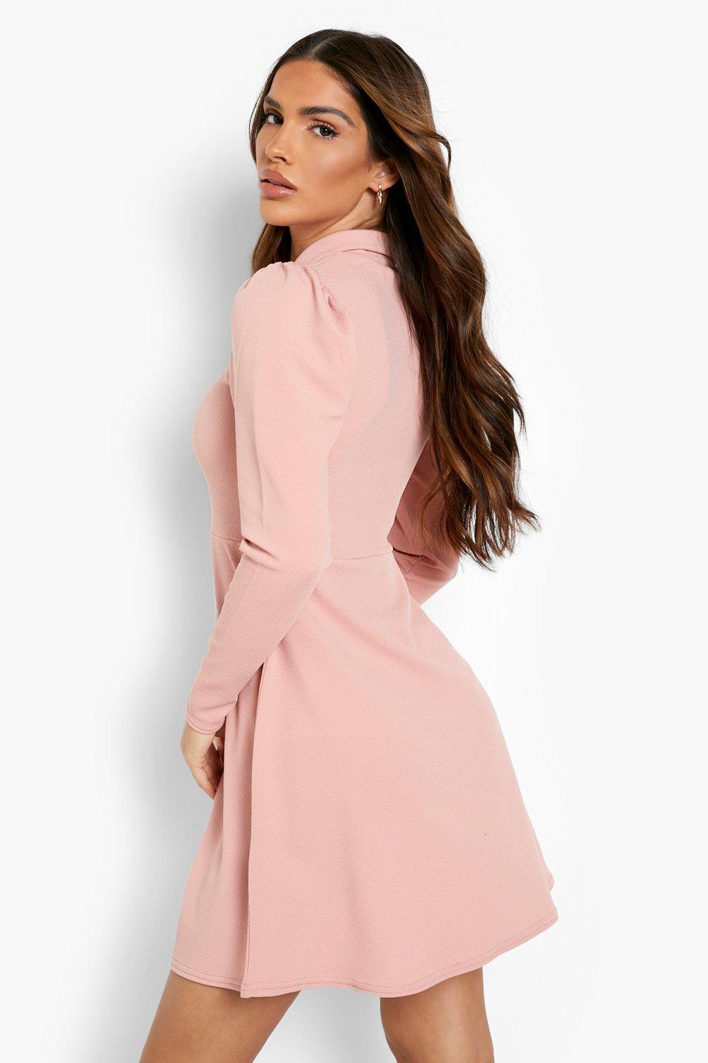 Dusty rose 2024 skater dress